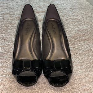 Kelly & Katie black bow heels